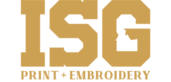 ISG print embroidery logo
